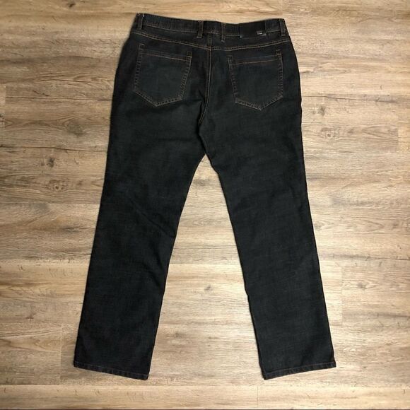 Enzo Denim Black Jeans, Size 38, missing button - Picture 10 of 10